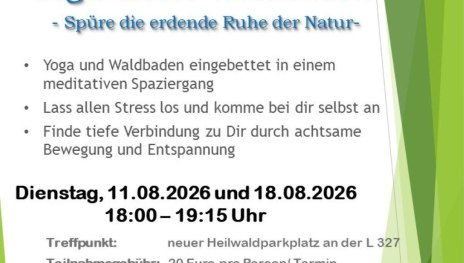 Yoga meets Waldbaden | &copy; Stadt Lahnstein