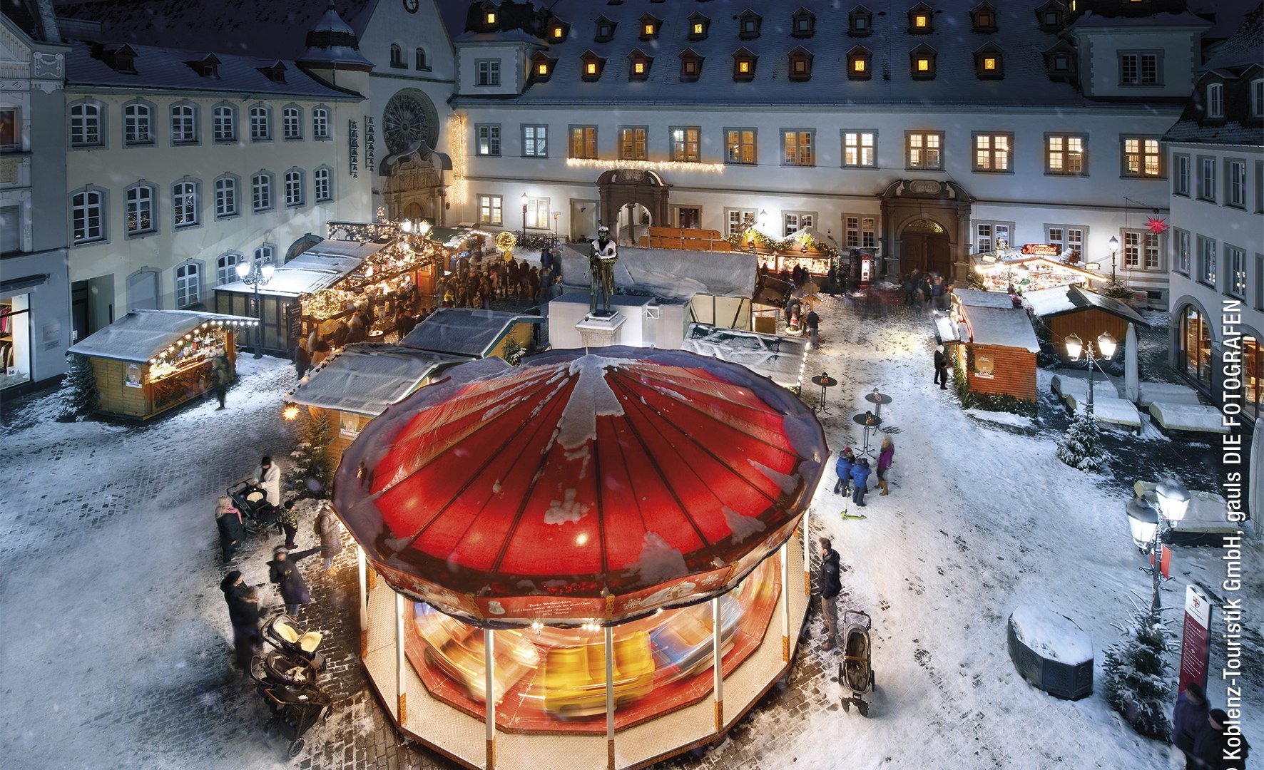 Weihnachtsmarkt auf dem Jesuitenplatz, Koblenz | © gauls DIE FOTOGRAFEN Weihnachtsmarkt auf dem Jesuitenplatz, Koblenz | © gauls DIE FOTOGRAFEN