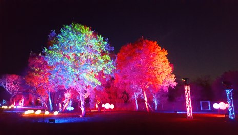 Lichtkunstfestival Rheinleuchten | © Kevin Kalfels
