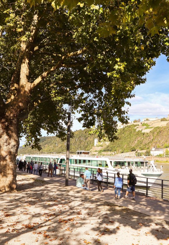 Rheinanlagen mit Festung | © Koblenz-Touristik Gmbh / Johannes Bruchhof Rheinanlagen mit Festung | © Koblenz-Touristik Gmbh / Johannes Bruchhof