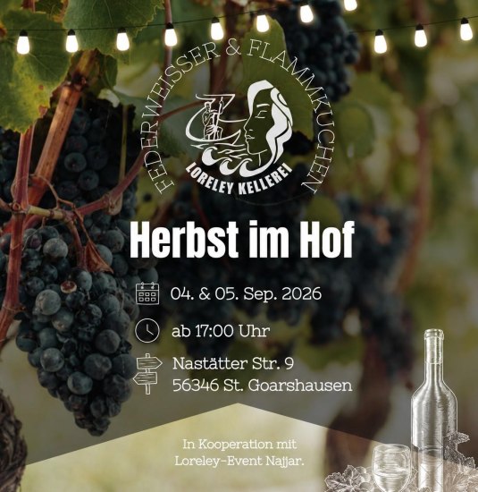 Herbst im Hof | © Loreley Kellerei Leonhard Herbst im Hof | © Loreley Kellerei Leonhard