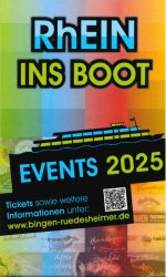 RhEIN INS BOOT - Events 2025 Bingen-Rüdesheimer | © Bingen-Rüdesheimer Schifffahrtgesellschaft mbH