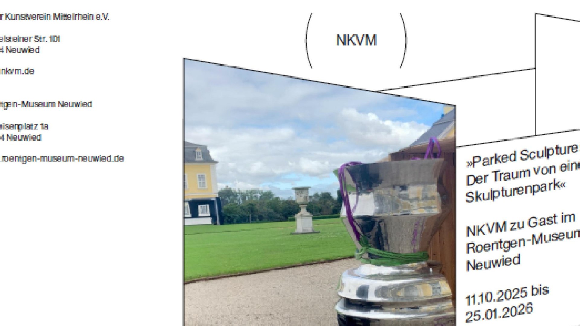 Flyer des NKVM | &copy; Neuer Kunstverein Mittelrhein e.V.