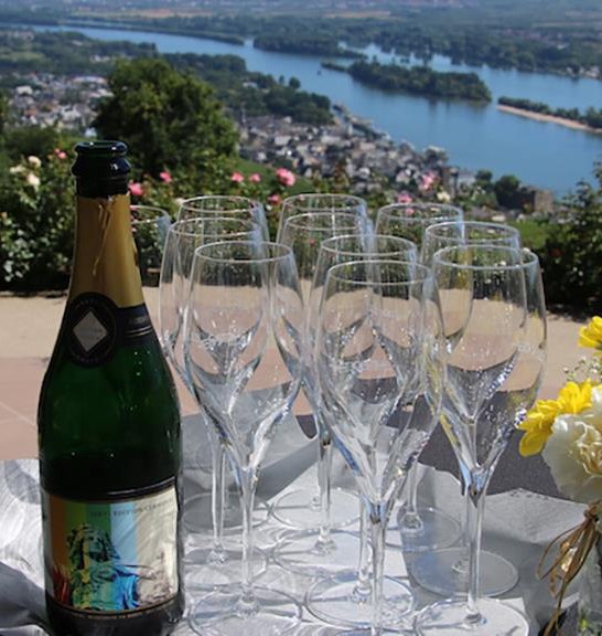Wedding - Champaign reception | &copy; Niederwald Gastronomie im Besucherzentrum GmbH