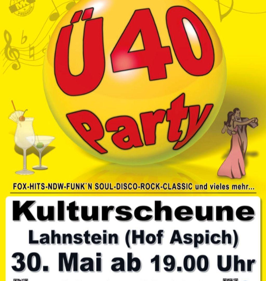 Kulturscheune Aspich Ü-40 Party | © Michael Groß Kulturscheune Aspich Ü-40 Party | © Michael Groß