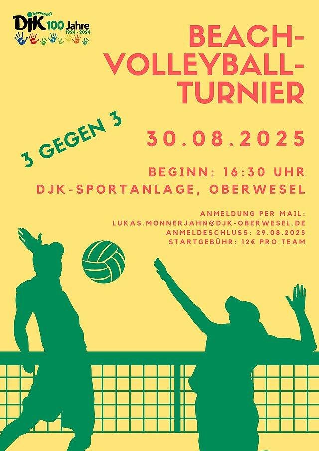 Beachvolleyball-Turnier der DJK Oberwesel | © DJK Oberwesel