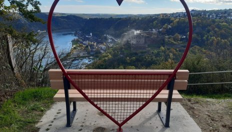 Ruhebank mit Fernblick | © J. Gödert Ruhebank mit Fernblick | © J. Gödert