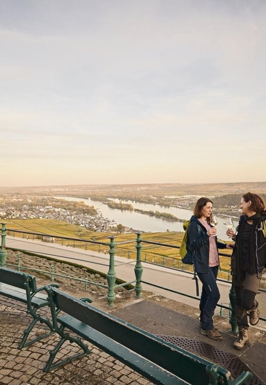 Ausblick vom Niederwalddenkmal | &copy; Marco Rothbrust-Romantischer Rhein Tourismus GmbH