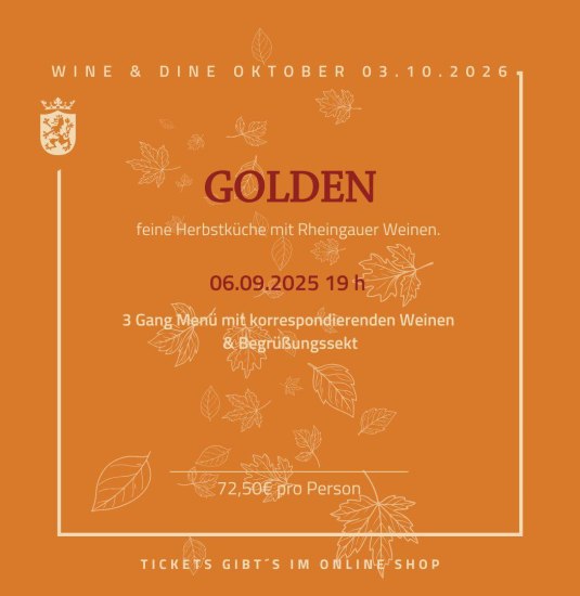 Golden | © Weingut Baron Knyphausen Golden | © Weingut Baron Knyphausen