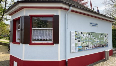 Lotsenmuseum mit Infotafel | © Ulrich Kunkel Binger Schifferverein e.V. Lotsenmuseum mit Infotafel | © Ulrich Kunkel Binger Schifferverein e.V.