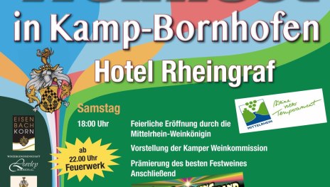 Weinfest in Kamp-Bornhofen | © Hotel Rheingraf