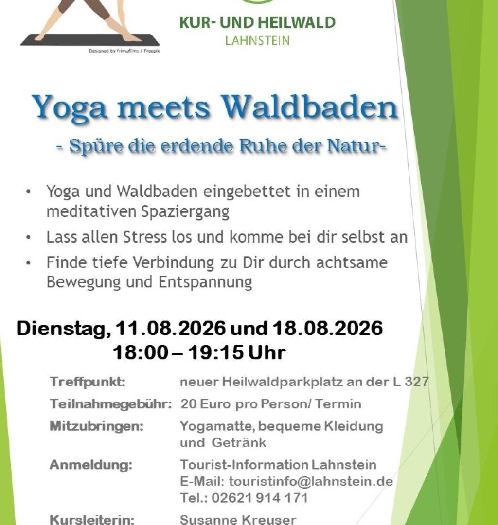 Yoga meets Waldbaden | © Stadt Lahnstein Yoga meets Waldbaden | © Stadt Lahnstein