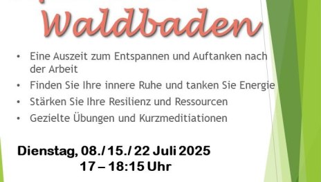 Afterwork-Waldbaden Juli | © Stadt Lahnstein