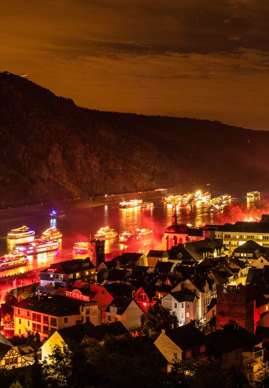 Rhein in Flammen in Oberwesel | © Dominik Ketz Rhein in Flammen in Oberwesel | © Dominik Ketz