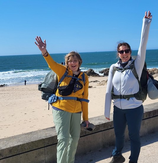 23.04.2026 Jakobsweg 1 zuge mit Meer @privat C. Ku | © C. Kuhn