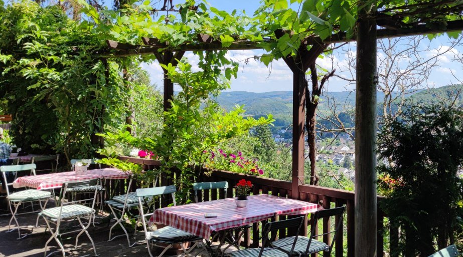 Schäferhütte Terrasse | © Tourist-Information Bad Breisig Schäferhütte Terrasse | © Tourist-Information Bad Breisig