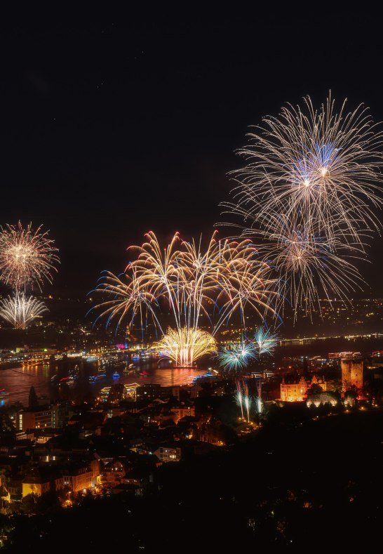 Rhein in Flammen in Rüdesheim | © Thomas Weinsheimer