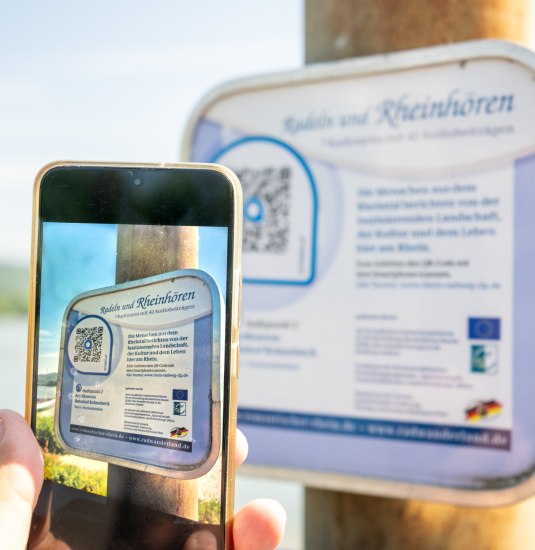 Audiotourenschild | © Dominik Ketz, CC BY SA 4.0 