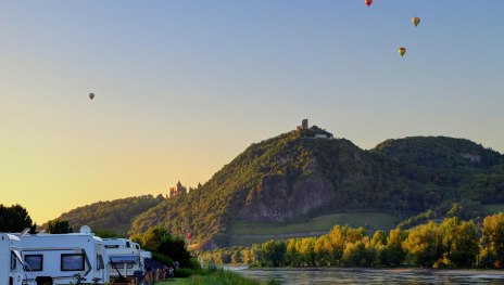 Ausblick auf das Siebengebirge | © Campingplatz Siebengebirgsblick Ausblick auf das Siebengebirge | © Campingplatz Siebengebirgsblick
