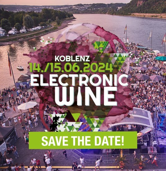 Electronic Wine Save The Date | © Koblenz-Touristik GmbH