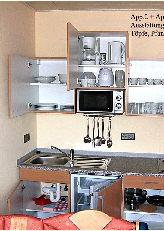 7. Küche Inhalt App2-3 | © Ferienwohnung Klaus Järgen