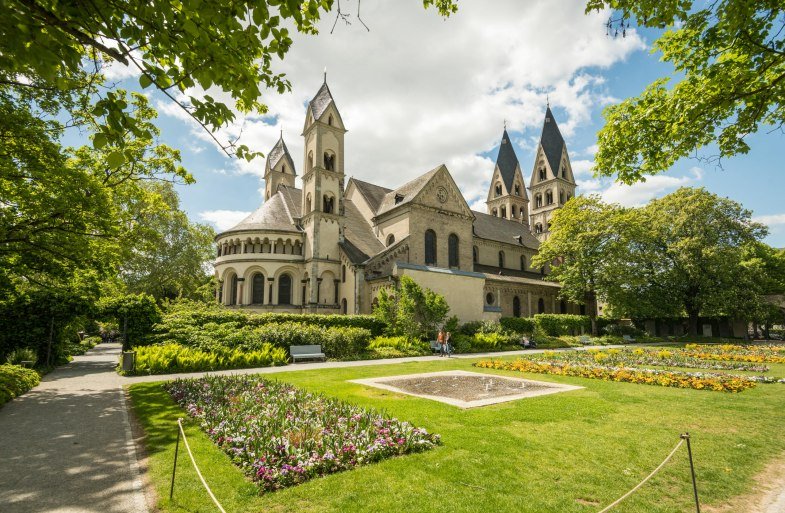 Blumenhof und Basilika | © Koblenz-Touristik GmbH / Dominik Ketz Blumenhof und Basilika | © Koblenz-Touristik GmbH / Dominik Ketz