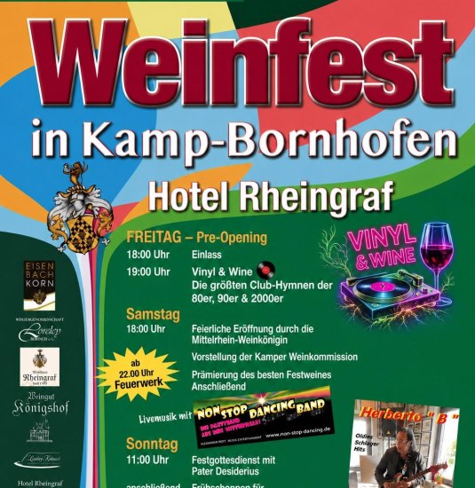 Weinfest_Plakat | © Hotel Rheingraf Weinfest_Plakat | © Hotel Rheingraf