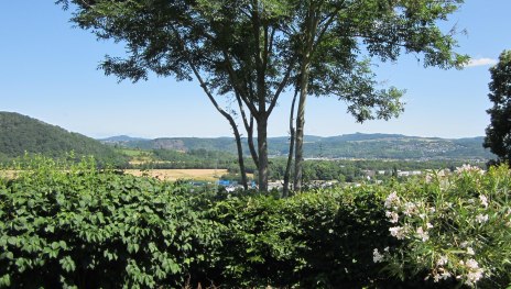 Blick vom Garten ins Rheintal | © Eigentümer Blick vom Garten ins Rheintal | © Eigentümer