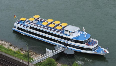 BR Anlegestelle Burg Rheinstein | &copy; Sabine Pilger