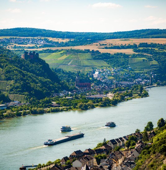 Blick auf Oberwesel | © Henry Tornow / Romantischer Rhein Tourismus GmbH