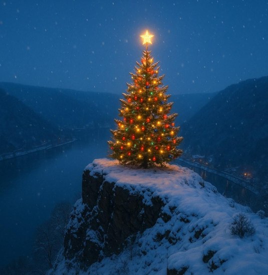 Symbolbild Weihnachten Loreley Region | © erstellt mir KI Symbolbild Weihnachten Loreley Region | © erstellt mir KI