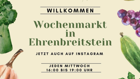 Wochenmarkt in Koblenz-Ehrenbreitstein | &copy; WIR in Ehrenbreitstein e.V.