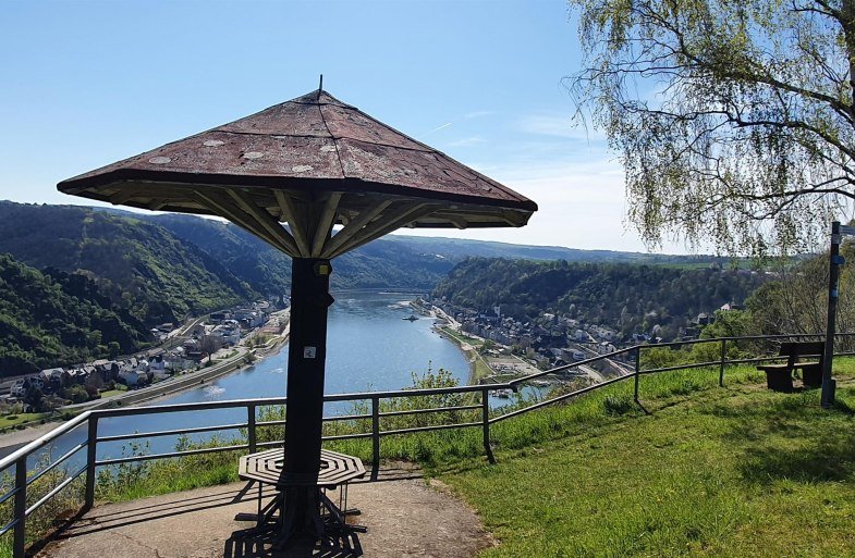 Werlauer Pilz mit Rheinblick | © T. Biersch Werlauer Pilz mit Rheinblick | © T. Biersch