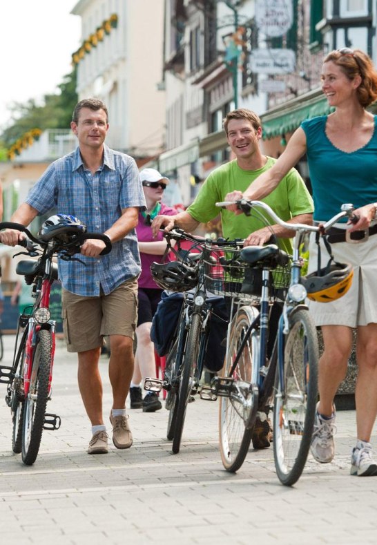 Auf dem Rheinradweg durch Bad Breisig | &copy; Dominik Ketz