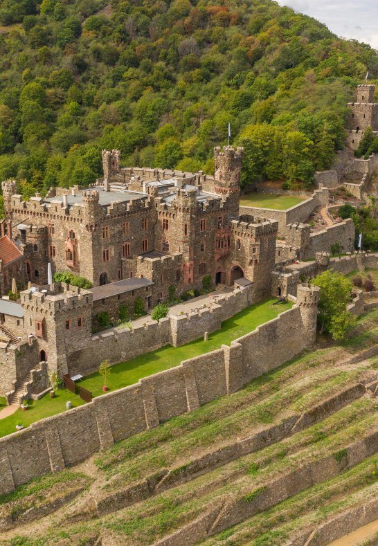 Drohnenbild | © Burg Reichenstein Drohnenbild | © Burg Reichenstein