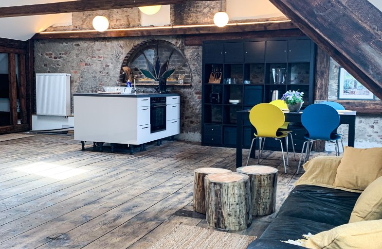 Loft, Wohnraum und K&uuml;che | &copy; Greive