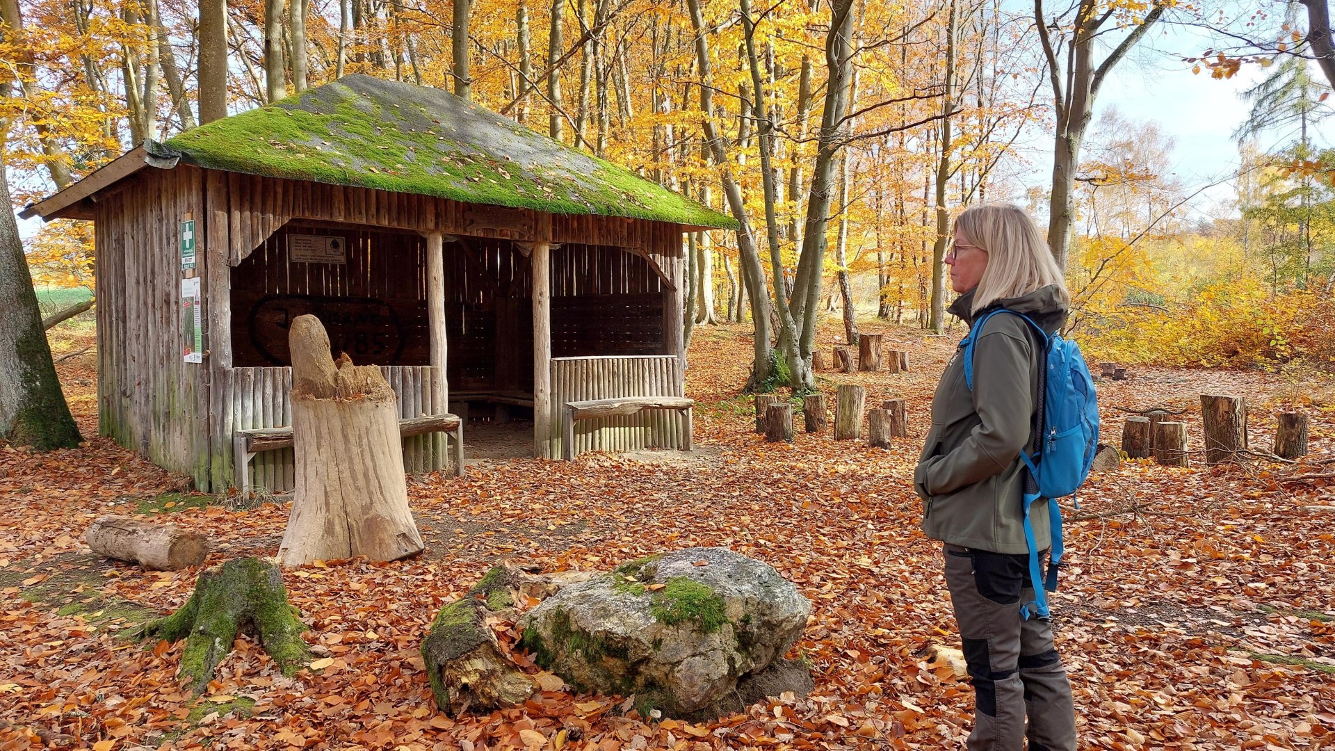 Hütte im Herbst | © Yvonne Herhold Hütte im Herbst | © Yvonne Herhold