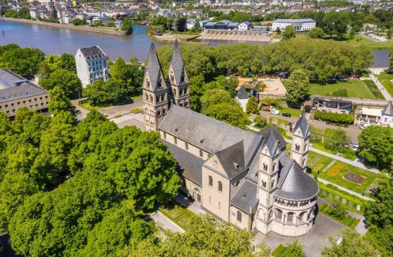 St. kastor Luftbild | &copy; Koblenz-Touristik GmbH / Dominik Ketz