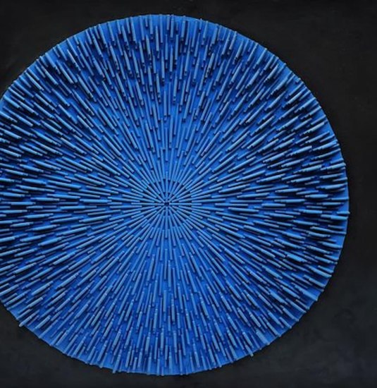 Vernissage zweier Ausstellungen im Ludwig Muse | &copy; Marianne Aue, &bdquo;Nr. 153&ldquo;, 1964. &copy; Nachlass Marianne Aue, Foto: Galerie Panarte, Wien