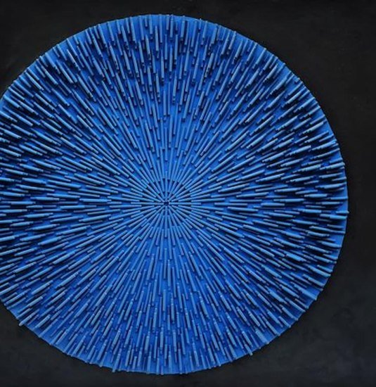 Vernissage zweier Ausstellungen im Ludwig Muse | &copy; Marianne Aue, &bdquo;Nr. 153&ldquo;, 1964. &copy; Nachlass Marianne Aue, Foto: Galerie Panarte, Wien