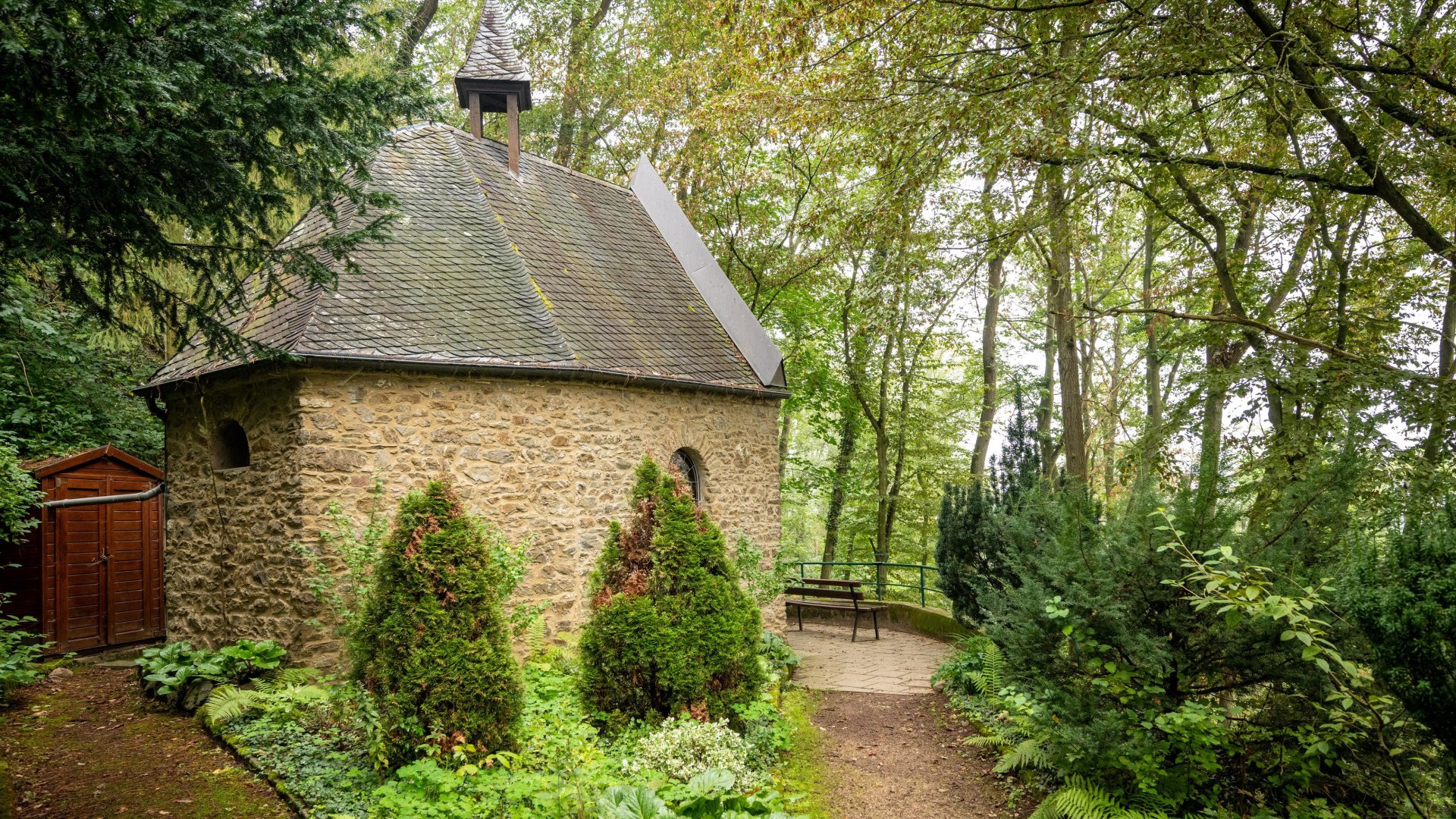 Au&szlig;enansicht Muttergotteskapelle | &copy; TI Erlebnis Rheinbogen