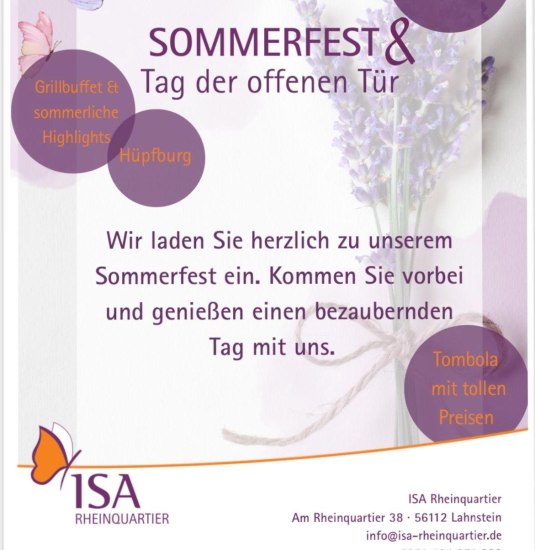 Sommerfest im Rheinquartier | © ISA