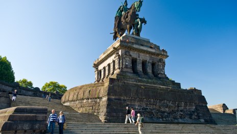 Kaiser Wilhelm-Denkmal am Deutschen Eck in Koblenz | © Dominik Ketz / Rheinland-Pfalz Tourismus GmbH
