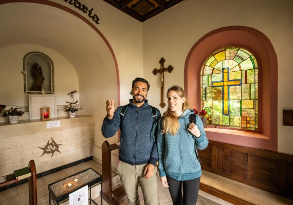 Innenraum Muttergotteskapelle | © TI Erlebnis Rheinbogen Innenraum Muttergotteskapelle | © TI Erlebnis Rheinbogen