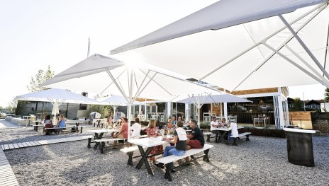 Strandfeeling bei Allendorf am Rhein | © Weingut Familie Allendorf Strandfeeling bei Allendorf am Rhein | © Weingut Familie Allendorf