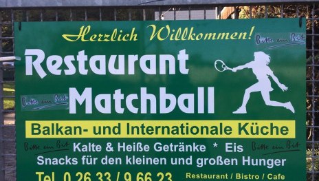 Restaurant "Matchball" | © Tourist-Information Bad Breisig
