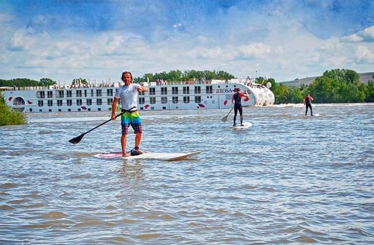 Stand Up Paddling im Rheingau | &copy; Dietmar Tietze