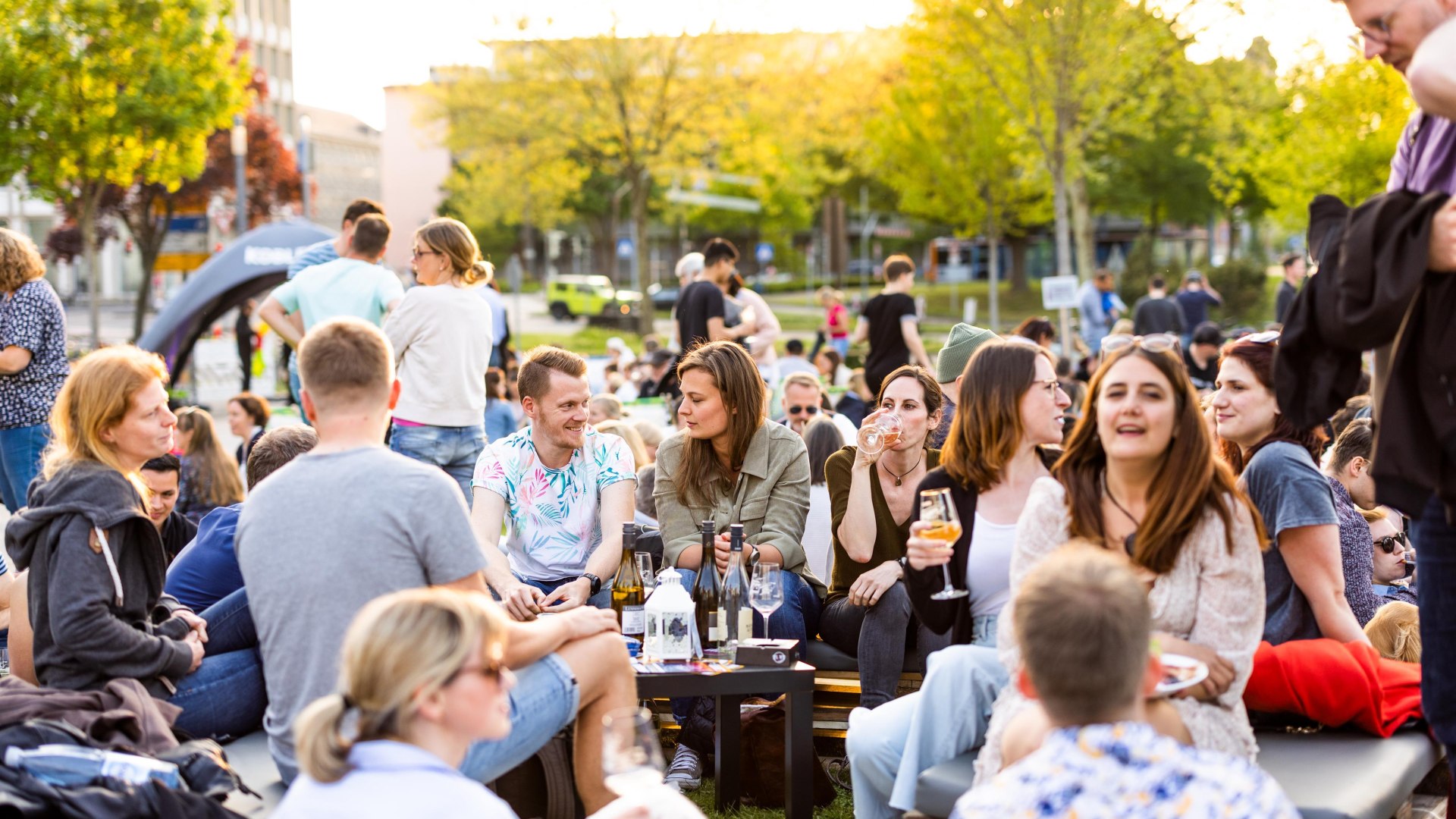 Blaue Stunde PopUp Weinbar Weinfestival Koblenz 2 | © Koblenz-Touristik GmbH, Kai Myller