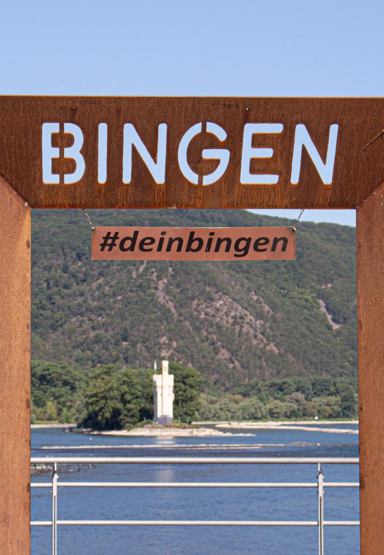 Fotorahmen am Binger Kulturufer Fotorahmen am Binger Kulturufer