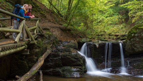 Wasserfall in der Ehrbachklamm | &copy; Klaus-Peter Kappest, Projektb&uuml;ro Saar-Hunsr&uuml;ck-Steig
